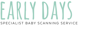 Early Days Baby scan Logo Teal